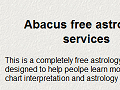 Abacus astrology - instant free birth charts and relationship reports